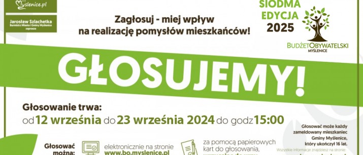 Budżet Obywatelski: Karta papierowa oraz zasady głosowania