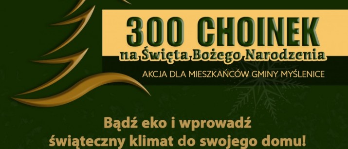 Choinki za odpady! Ekoakcja w Myślenicach 