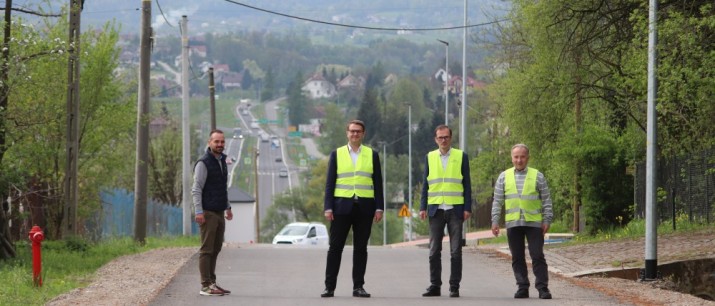 Droga gminna na Piłogrzbiet w Głogoczowie już po remoncie!