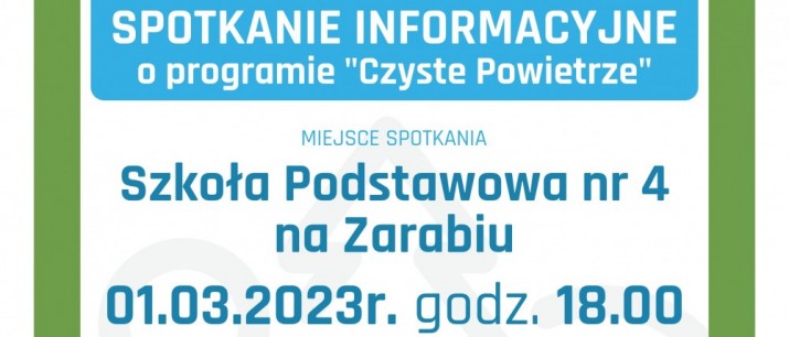 Nowa odsłona programu „Czyste Powietrze” z dofinansowaniami do 136 200 zł netto - spotkanie informacyjne w Myślenicach na Zarabiu