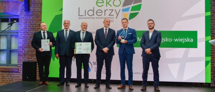 Gmina Myślenice laureatem konkursu #ekoLIDERZY 2022 województwa małopolskiego