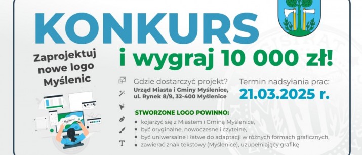 Zaprojektuj logo dla Gminy Myślenice i wygraj 10 000 zł!