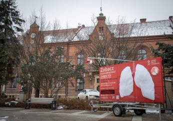 `Model płuc` ponownie na myślenickim Rynku 