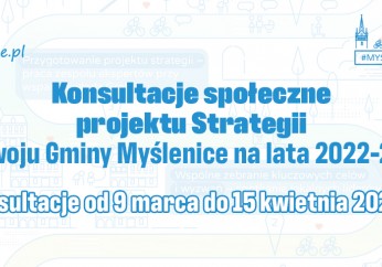 Konsultacje społeczne projektu Strategii Rozwoju Gminy Myślenice na lata 2022-2032