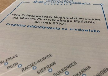 Ogłoszenie: Strategiczna ocena oddziaływania na środowisko Planu Zrównoważonej Mobilności Miejskiej dla Obszaru Funkcjonalnego Myślenic do roku 2032+